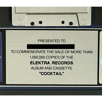 Cocktail Film Soundtrack RIAA Platinum Album Award - Record Award