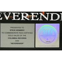 Coheed and Cambria Neverender RIAA Gold Video Award - Record Award