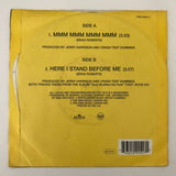 Crash Test Dummies ’Mmm Mmm Mmm Mmm’ 1993 UK 7’’ Record 74321 20151-7 - Media