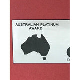 Creedence Clearwater Revival 20 Golden Greats 1981 Australian Platinum Award - Record Award
