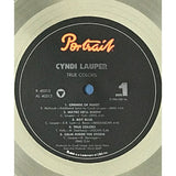 Cyndi Lauper True Colors RIAA Platinum Album Award - Record Award