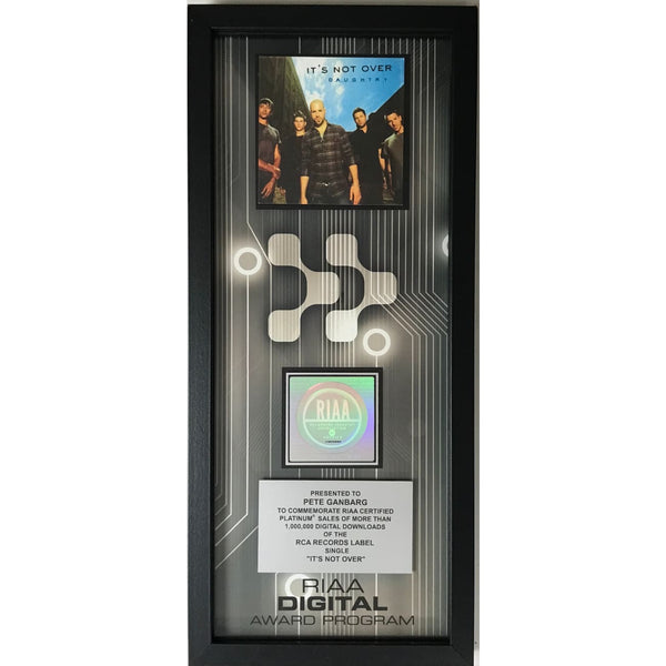Daughtry It’s Not Over RIAA Digital Single Award - Record Award