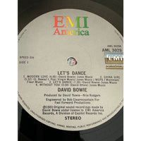 David Bowie Let’s Dance 1983 LP Import AML3029 - Media