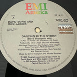 David Bowie & Mick Jagger ’Dancing in the Street’ 12’’ Record 45rpm (1985) UK Import 12EA 204 - Media
