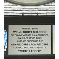 David Gray White Ladder RIAA Platinum Award - Record Award