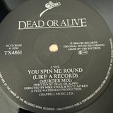 Dead or Alive ’You Spin Me Round (LIke A Record)’ UK Import 12’’ Record 45rpm TX4861 (1984) - Media