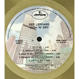 Def Leppard High ’n’ Dry RIAA Gold Album Award presented to guitarist Steve Clark - RARE - Record Award