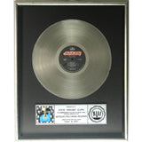 Def Leppard High ’n’ Dry RIAA Platinum Album Award presented to guitarist Steve Clark - RARE - Record Award