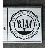 Def Leppard High ’n’ Dry RIAA Platinum Album Award presented to guitarist Steve Clark - RARE - Record Award