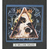 Def Leppard Hysteria RIAA 6x Multi-Platinum Album Award - Record Award
