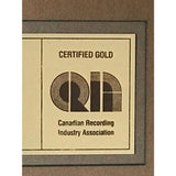 Def Leppard On Through The Night CRIA Gold Album Award presented to guitarist Steve Clark - RARE - Record Award