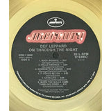 Def Leppard On Through The Night RIAA Gold Album Award presented to guitarist Steve Clark - RARE - Record Award