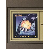Def Leppard Pyromania CRIA Gold Album Award presented to guitarist Steve Clark - RARE - Record Award