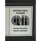 Def Leppard Pyromania CRIA Triple Platinum Album Award presented to guitarist Steve Clark - RARE (Copy) (Copy) - Record Award
