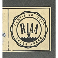 Def Leppard Pyromania RIAA Gold Album Award - Record Award