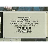 Default The Fallout RIAA Platinum Album Award - Record Award