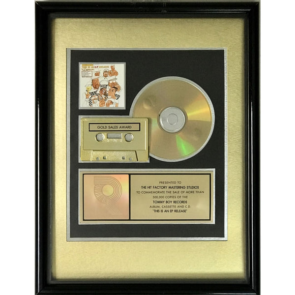 Digital Underground This Is An EP Release RIAA Gold Album Award - Record Award
