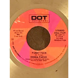 Donna Fargo Funny Face 1972 Dot Records 45 Award - Record Award