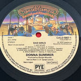 Donna Summer Bad Girls 1979 UK Import Dbl Album Gatefold CALD 5007 - Media