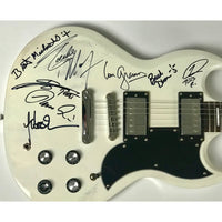 Eddie Money Klaus Meine Lou Gramm Bret Michaels Todd Rundgren + 3 Rock Icons Signed Guitar w/BAS LOA - Guitar