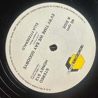 Ella Fitzgerald ’Ev’ry Time We Say Goodbye’ 1988 Vinyl Import 12’ - Media