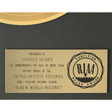 ELO A New World Record RIAA Gold Album Award - Record Award