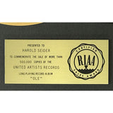 ELO Ole ELO RIAA Gold Album Award - Record Award