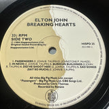Elton John Breaking Hearts Vinyl UK 1984 Promo - Media