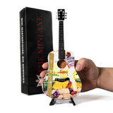 Elton John Goodbye Yellow Brick Road Mini Acoustic Guitar - Miniatures