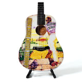 Elton John Goodbye Yellow Brick Road Mini Acoustic Guitar - Miniatures