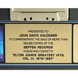 Elton John Greatest Hits Vol III 1979-1987 RIAA Gold LP Award - Record Award