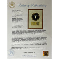 Elvis Presley ’Hard Headed Woman’ RIAA Gold 45 Award presented to Elvis Presley RARE Record Award