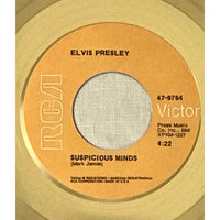 Elvis Presley ’Suspicious Minds’ RIAA Gold 45 Award presented to Elvis Presley- RARE - Record Award