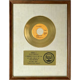 Elvis Presley ’Suspicious Minds’ RIAA Gold 45 Award presented to Elvis Presley- RARE - Record Award