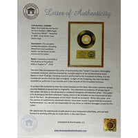Elvis Presley ’Suspicious Minds’ RIAA Gold 45 Award presented to Elvis Presley RARE Record Award
