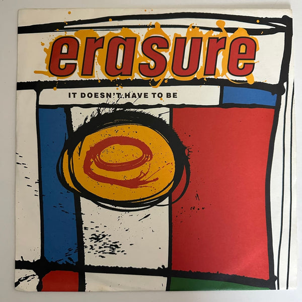Erasure ’It Doesn’t Have To Be’ / ’Who Needs Love (Like That)’ 12’’ Vinyl 1987 12mute56 - Media