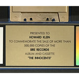 Erasure The Innocents RIAA Gold Album Award - Record Award