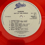 Europe Out of This World Red Vinyl LE Import 1988 - Media