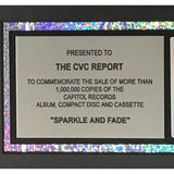 Everclear Sparkle And Fade RIAA Platinum Album Award - Record Award