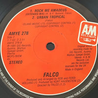 Falco ’Rock Me Amadeus’ 12’’ 45 Record 1986 UK Import AMYE278 - Media