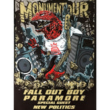 Fall Out Boy Paramore 2014 ’Monumentour’ Tour Award - Record Award