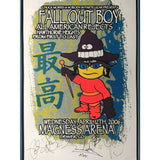 Fall Out Boy Signed 2006 Tour Poster - Music Memorabilia