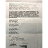 FireHouse debut label/in-house award signed by the group - Record Award