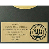 Fleetwood Mac ’Dreams’ RIAA Gold Single Award - Record Award