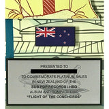 Flight Of The Conchords debut New Zealand Platinum Record Award - Record Award