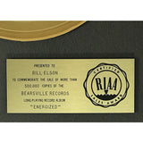 Foghat Energized RIAA Gold Album Award - Record Award
