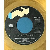 Foreigner ’I Want To Know What Love Is’ RIAA Gold Single Award - Record Award