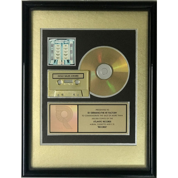 Foreigner Records RIAA Gold Album Award - Record Award