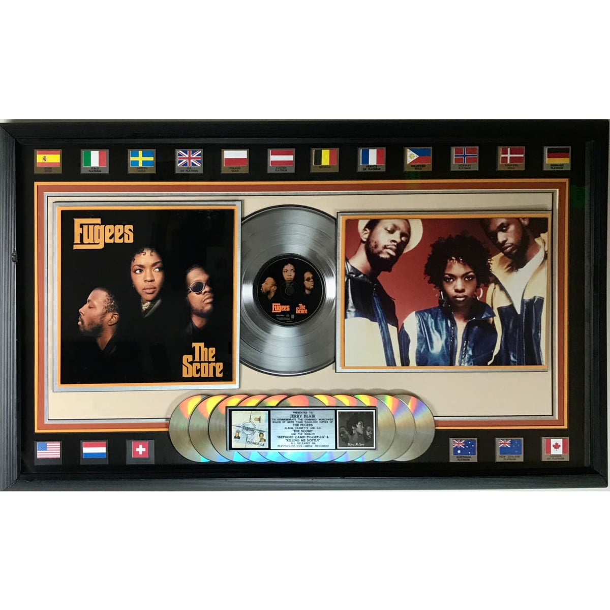 musicgoldmine.com - Fugees The Score Columbia Records 11M Sold
