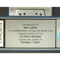 Genesis Invisible Touch RIAA Platinum Album Award - Record Award